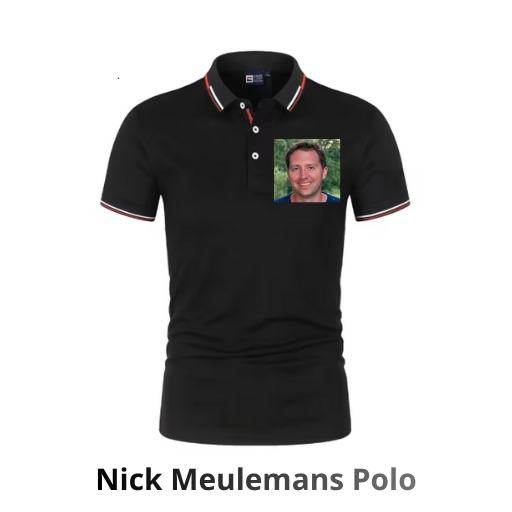 Zwarte Polo met kraag