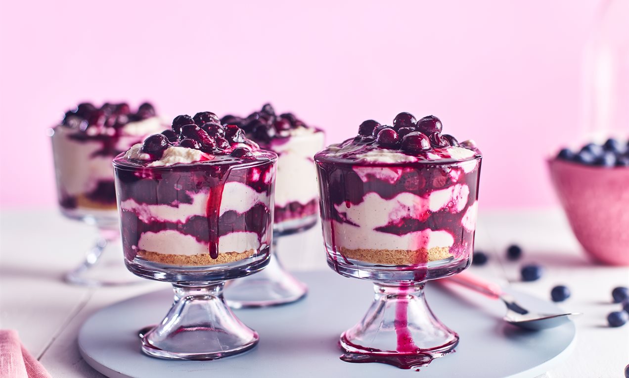 Blueberry cheesecake