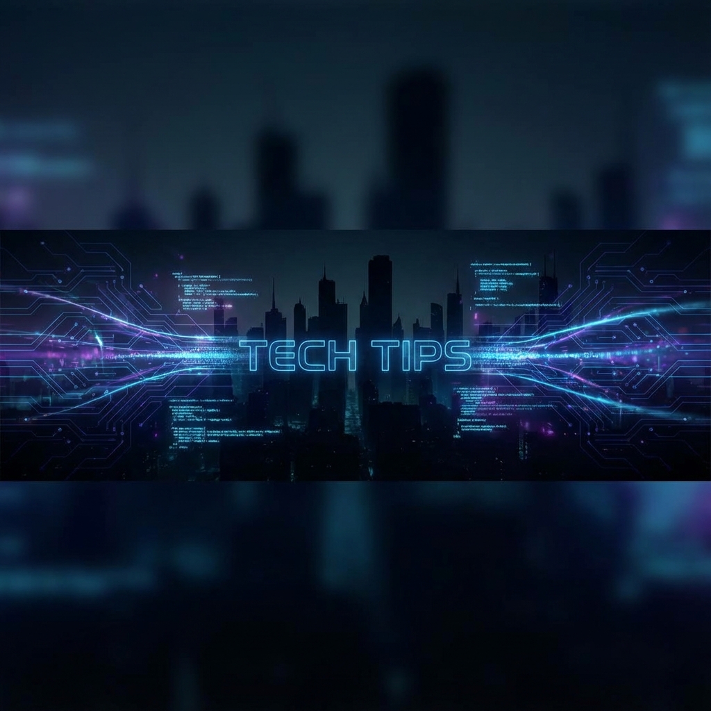 Futuristic Tech Banner